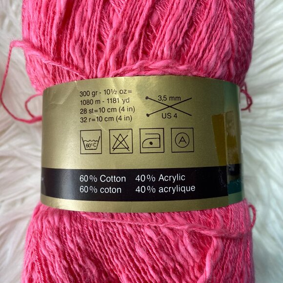 Lot of 3 Marnel Cotton Ball Yarn - Picture 2 of 5